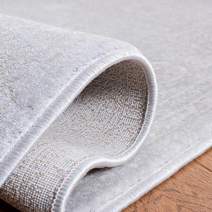 SAFAVIEH Carnegie Collection Runner Rug - 2'3" x 8', Light Grey & Grey, Vintage Distressed Design, Non-Shedding & Easy Care, Ideal for High Traffic Areas in Living Room, Bedroom (CNG691G)