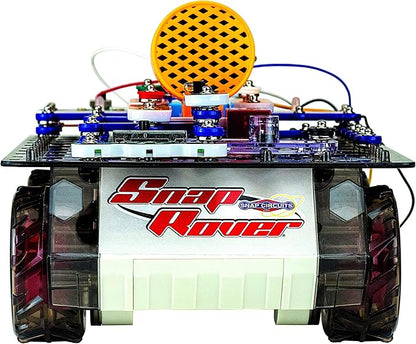 Snap Circuits Code Journey, Build Your Circuit, Code Your Commands, and Drive, Bluetooth Controlled, STEM Building Toy for Ages 8 to 108