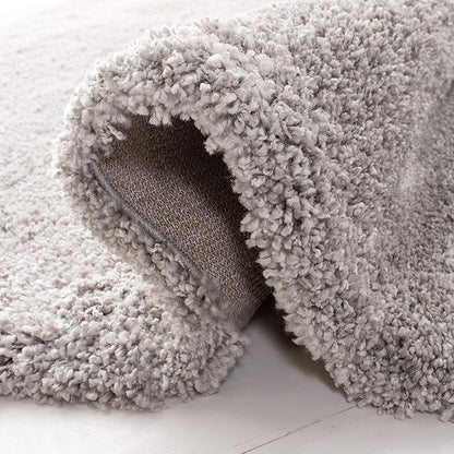 SAFAVIEH Royal Shag Collection Runner Rug - 2'2" x 8', Grey, Non-Shedding & Easy Care, 2-inch Thick Ideal for High Traffic Areas in Living Room, Bedroom (RYG115F)