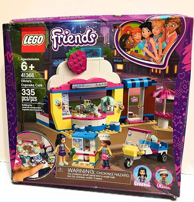 LEGO Friends Olivia's Cupcake Café 41366 Building Kit (335 Pieces)