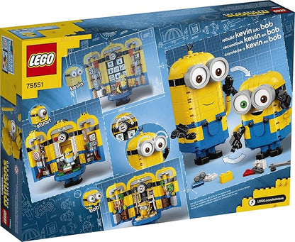 Lego Minions: The Rise of Gru: Brick-Built Minions and Their Lair (75551) Building Set for Kids, Great Birthday Present for Kids Who Love Minions, Kevin, Bob and Stuart (876 Pieces)