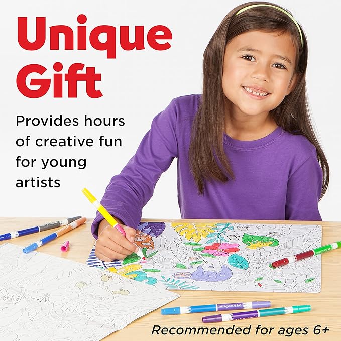 Faber-Castell Color by Number Puzzle, Jungle - 100 Pieces, Art Project for Kids Ages 6+