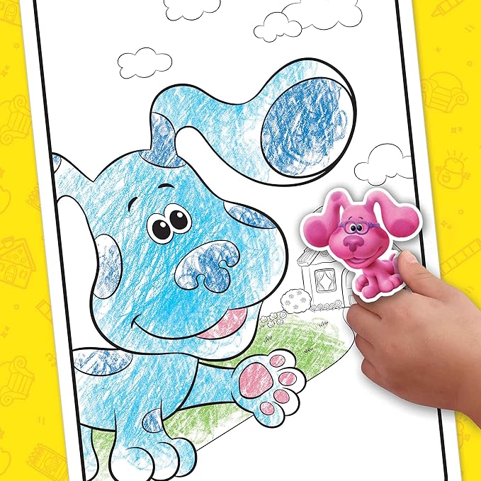 Crayola Blues Clues Coloring Book with Stickers, Gift for Kids, 96 Pages, Ages 3, 4, 5, 6