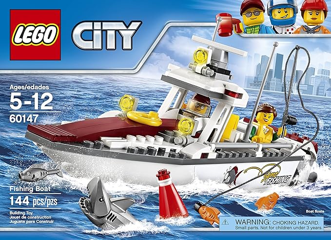Lego City Fishing Boat 60147 Creative Play Toy