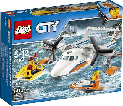 LEGO City Coast Guard Sea Rescue Plane 60164 Building Kit (141 Piece)