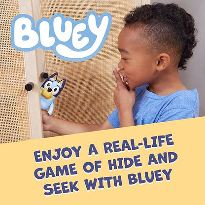 Bluey Game Hide and Seek Electronic Figure, Articulated, Musical Kids Figurines with Dance Mode, Interactive Toys for Kids, Toddler Figurine Toys for Ages 3+