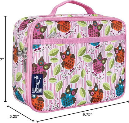 Wildkin Lunch Box Girls, One Size, Owls