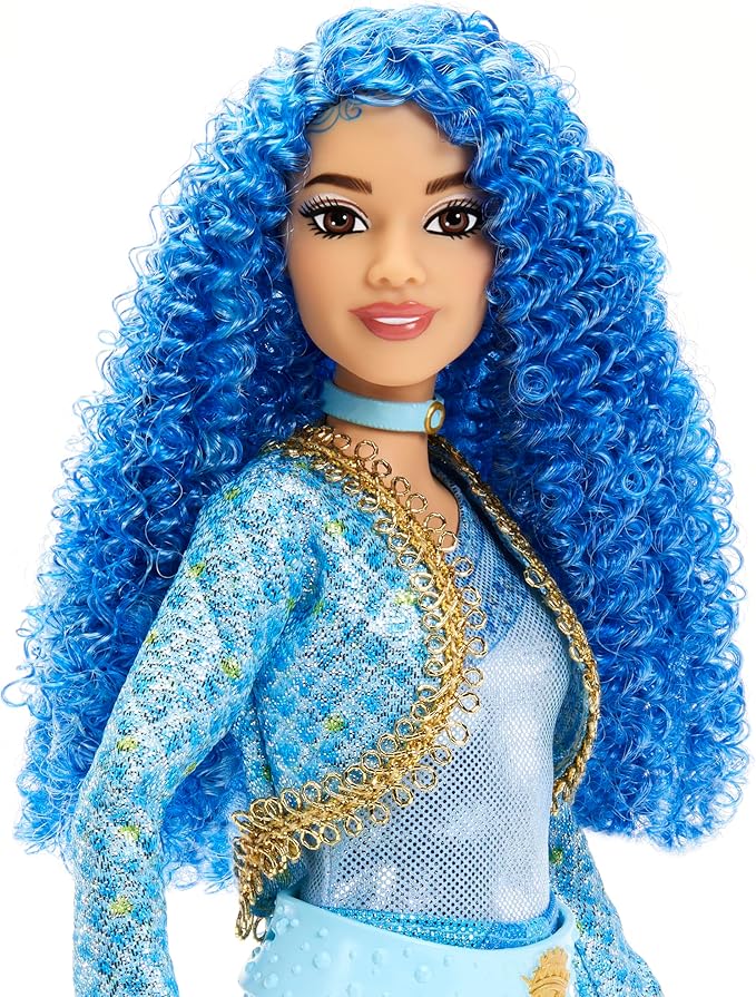 Mattel Disney Descendants: The Rise of Red Fashion Doll & Accessory, Princess Chloe Charming, Daughter of Cinderella with Movie-Inspired Clothes & Sword