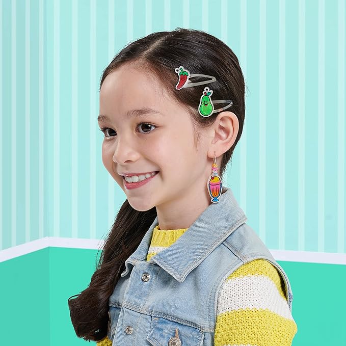 Just Play Shrinky Dinks Jewelry Set, 60 Shrinky Dinks, Kids Arts and Crafts Activity Set, Kids Toys for Ages 5 Up, Amazon Exclusive