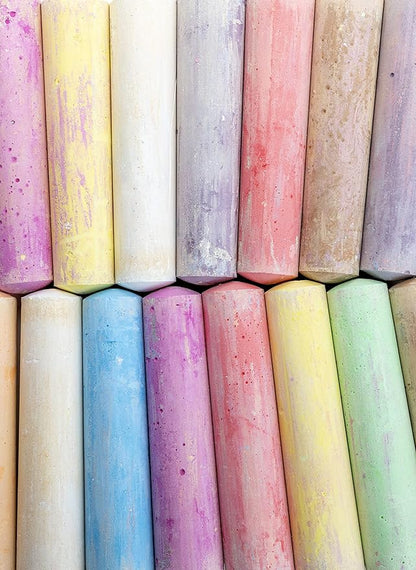 Continuum Games Mega Sidewalk Chalk Set, Indoor and Outdoor Art