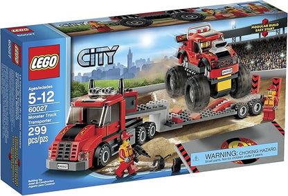 LEGO City 60027 Monster Truck Transporter Toy Building Set