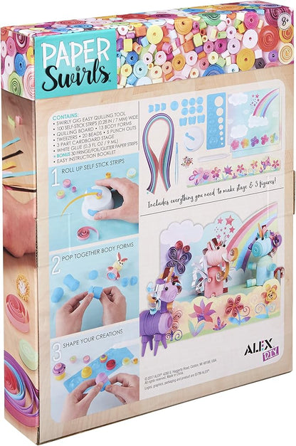 Alex DIY Paper Swirls Unicorn Fantasy Kids Art and Craft Activity