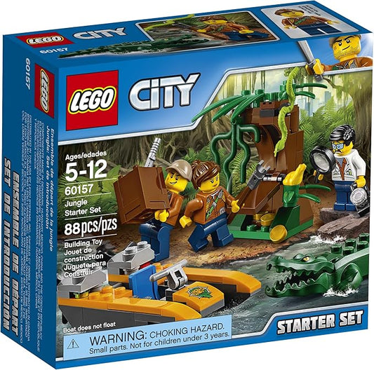 LEGO City Jungle Explorers Jungle Starter Set 60157 Building Kit (88 Piece)