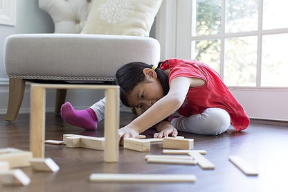 24 Piece Tegu Magnetic Wooden Block Set, Natural, 1-99 years old