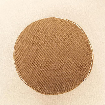 Sturdy Boucle Pouf Ottoman Foot Rest Nice Living Room Decor Lightweight Ottoman Pouf Filler Comfort Pouf Cover Modern Foam Stuffed Poof Perfect to Rest Your Feet No Need Assemble Light Coffee