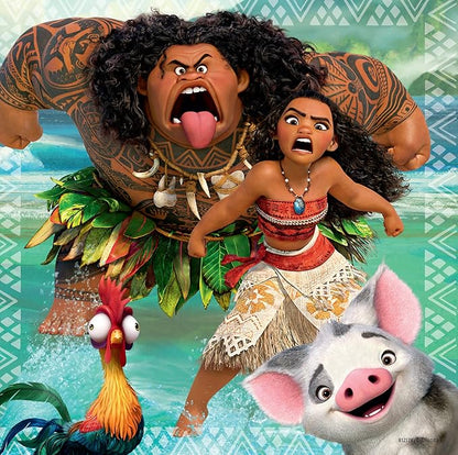 Ravensburger Disney Moana Voyage Jigsaw Puzzle for Kids | 49 Unique Pieces | Precision-Crafted Educational and Fun | Ideal for Age 3+