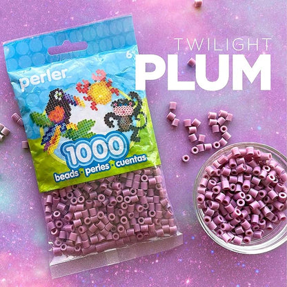 Perler Fuse Beads for Kids Crafts, Twilight Plum Purple 1000 Piece