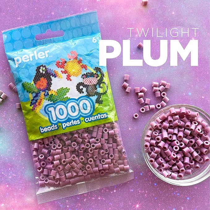 Perler Fuse Beads for Kids Crafts, Twilight Plum Purple 1000 Piece