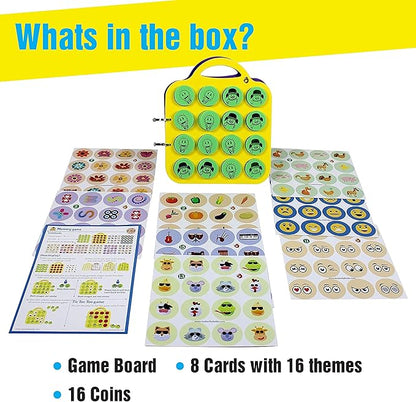 Butterfly EduFields Brain Teaser Puzzles | Memory Matching Games for Kids Ages 4-8 | Board Game, Memory Skills Training Set for Toddlers Ages 4 6 8 Year Old Boys Girls