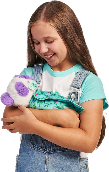 Little Live Pets WODJ4 Cozy Dozys: Petals The Panda | Interactive Plush Toy Panda. 25+ Sounds and Reactions. Magical Eye Movement. Blanket, Pacifier for Kids Ages 4+, Multicolor (26400)