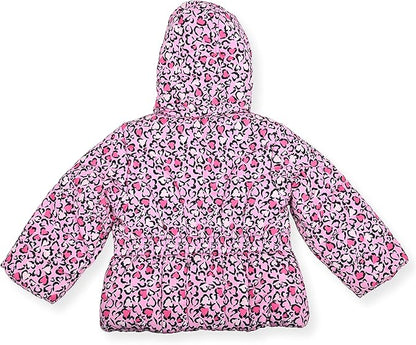 Arctic Quest Little Girls Bib Snow Pants and Ski Jacket Water-Resistant Snowsuit For Kids Winter Jacket For Girls