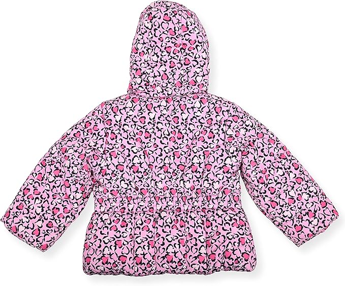 Arctic Quest Little Girls Bib Snow Pants and Ski Jacket Water-Resistant Snowsuit For Kids Winter Jacket For Girls