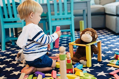 3 Piece Tegu Magnetic Racer Building Block Set, Orange