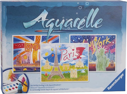 Ravensburger Aquarelle World Cities Arts and Crafts Kit