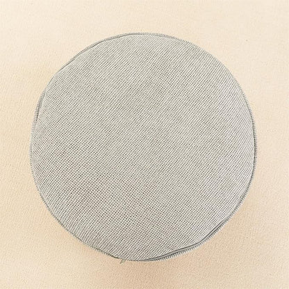Sturdy Boucle Pouf Ottoman and Foot Rest Nice Living Room Decor Lightweight Ottoman Filler Comfort Pouf Cover Modern Foam Stuffed Poof Perfect to Rest Your Feet No Need Assemble Light Gray
