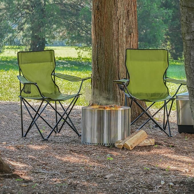 CAMP & GO Portable Max Quad Camping Cup Holders and Carrying Bag Chair