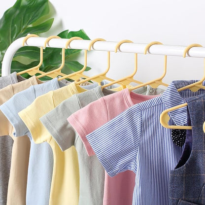 Mr. Pen- Kids Plastic Hangers, 10 Pack, Yellow Baby Hanger, Childrens Hangers for Clothes, Baby Hangers for Closet, Kids Hangers, Baby Clothes Hangers, Toddler Hangers, Kid Hangers, Hangers for Kids
