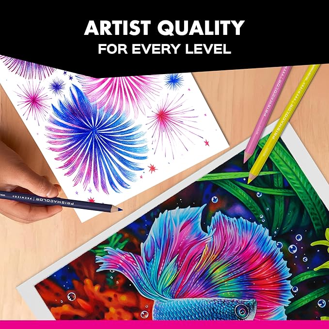 Prismacolor Premier Colored Pencils, Soft Core, Assorted Colors, 132 Count - Durable, Vibrant, Ultra-Smooth, Adult Coloring, Drawing, Sketching, Arts & Crafts