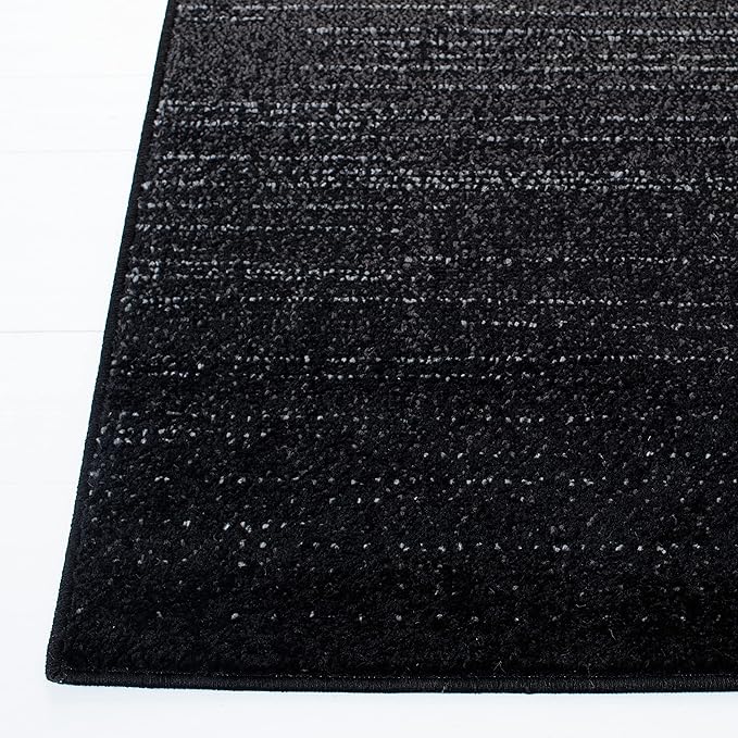 SAFAVIEH Adirondack Collection Runner Rug - 2'6" x 6', Black & Grey, Modern Design, Non-Shedding & Easy Care, Ideal for High Traffic Areas in Living Room, Bedroom (ADR183F)