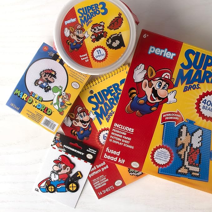 Perler Craft Bead Bucket Activity Kit, 5003 pcs, Super Mario Brothers - 80-42947