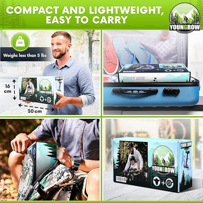 Kids Bike Seat, Bike Seat for Kids for The Front of The Bicycle, Child Bike Seat Compatible with Mountain Bikes, Ages 2-6, Max Weight 52lbs