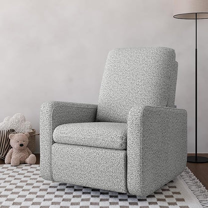 Graco Teddi Power Recliner Swivel Glider (Salt & Pepper Boucle) – Electronic Power Recline, USB-A & USB-C Charger, Premium Cushioning & Comfort