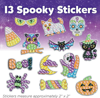 Creativity for Kids Big Gem Diamond Painting Kit - Halloween Stickers and Suncatchers - Halloween DIY Crafts for Kids, Halloween Activities and Gifts for Kids Ages 6-8+