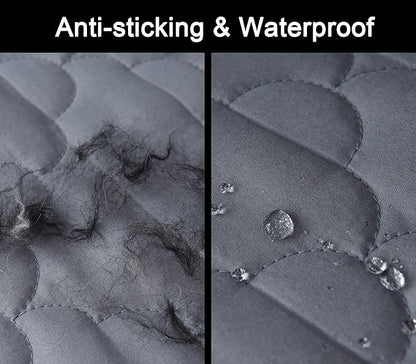 CHHKON Waterproof Nonslip Recliner Cover Stay in Place, Dog Couch Chair Cover Furniture Protector, Ideal Loveseat Slipcovers for Pets and Kids (Chocolate, 23'')