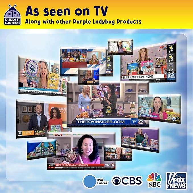 SUNGEMMERS Window Art Kids Crafts - Fun Arts and Crafts for Kids Ages 8-12 & Birthday Gifts for Girls 6 7 8 9 10 Year Old - Crafts for Girls 8-12, Valentines Gifts for Kids 6-8 7-10, Toys for Ages 5-7