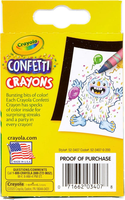 24 ct. Confetti Crayons