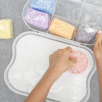 Educational Insights Playfoam Go - Sensory Toys and Squishy Fidget Toys for Kids, Squishy Foam Blocks, Non Sticky Dough Travel Set, Sensory Bin Filler and Classroom Tools, Gifts for Ages 3 and Up
