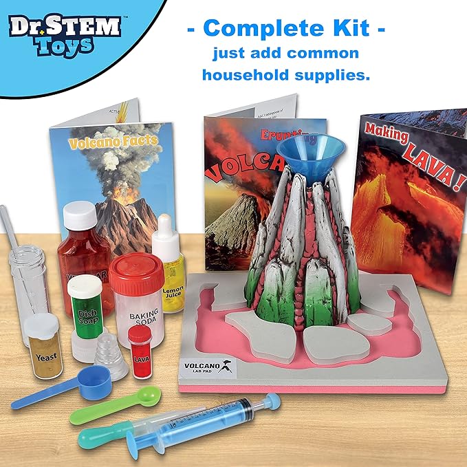 Dr. STEM Toys Volcano Making Experiment Science Lab Kit