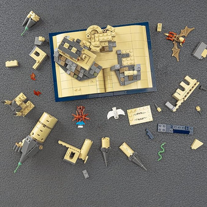 Magic Castle Book Building Set, Creative Castle Architecture Building Blocks Toy, Wizarding World Collectible Display Model for Adults, Gift for Boys Girls Kids Aged 8-14 - 749 Pieces