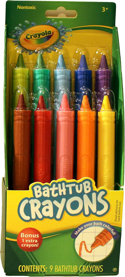 Crayola Bath Time Fun Bundle Including Bathtub Markers, Bathtub Crayons and Bath Squirters - Bring Creative Fun to Bath Time - Ages 3+
