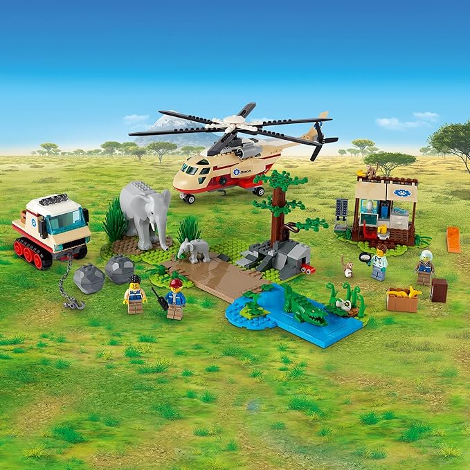 LEGO City Wildlife Rescue Operation 60302 Building Kit; Creative Toy; Best Gifts for Kids; New 2021 (525 Pieces)