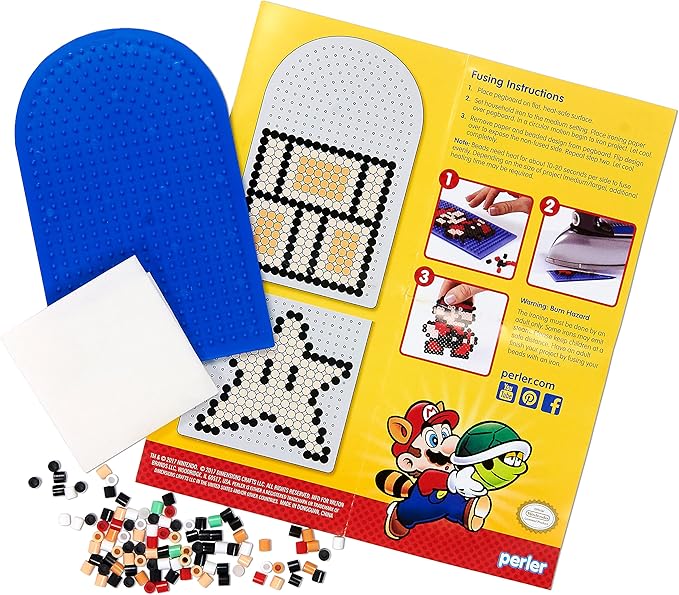 Perler Craft Bead Bucket Activity Kit, 5003 pcs, Super Mario Brothers - 80-42947