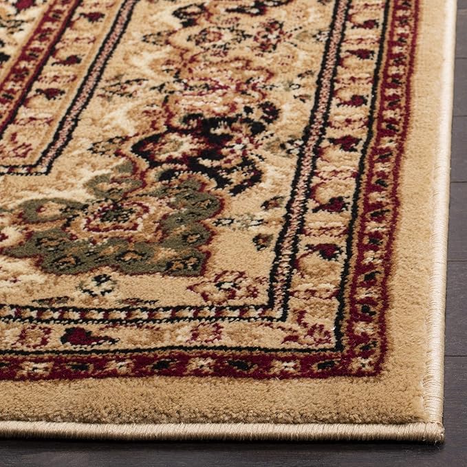 SAFAVIEH Lyndhurst Collection Runner Rug - 2'3" x 16', Multi & Beige, Traditional Oriental Design, Non-Shedding & Easy Care, Ideal for High Traffic Areas in Living Room, Bedroom (LNH221C)