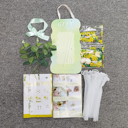 Bouquet Building Sets - Household Decorative Flower Building Block Toys - Artificial Plant Set Gift for Valentine's Day Mother's Day Birthday for Her and Him(Sunflower)