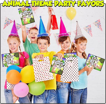 18Pcs Zoo Animal Coloring Books Bulk for Kids - 9"x11" Animal Party Favors with Jungle Safari Animals and Activity Sheets for Goodie Bags, Classrooms and Themed Birthday Supplies (Pack of 18)