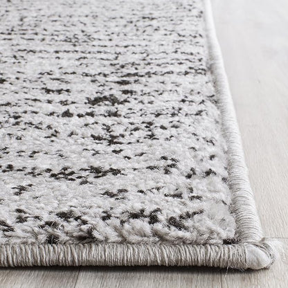 SAFAVIEH Adirondack Collection Runner Rug - 2'6" x 8', Black & Silver, Modern Abstract Design, Non-Shedding & Easy Care, Ideal for High Traffic Areas in Living Room, Bedroom (ADR117A)